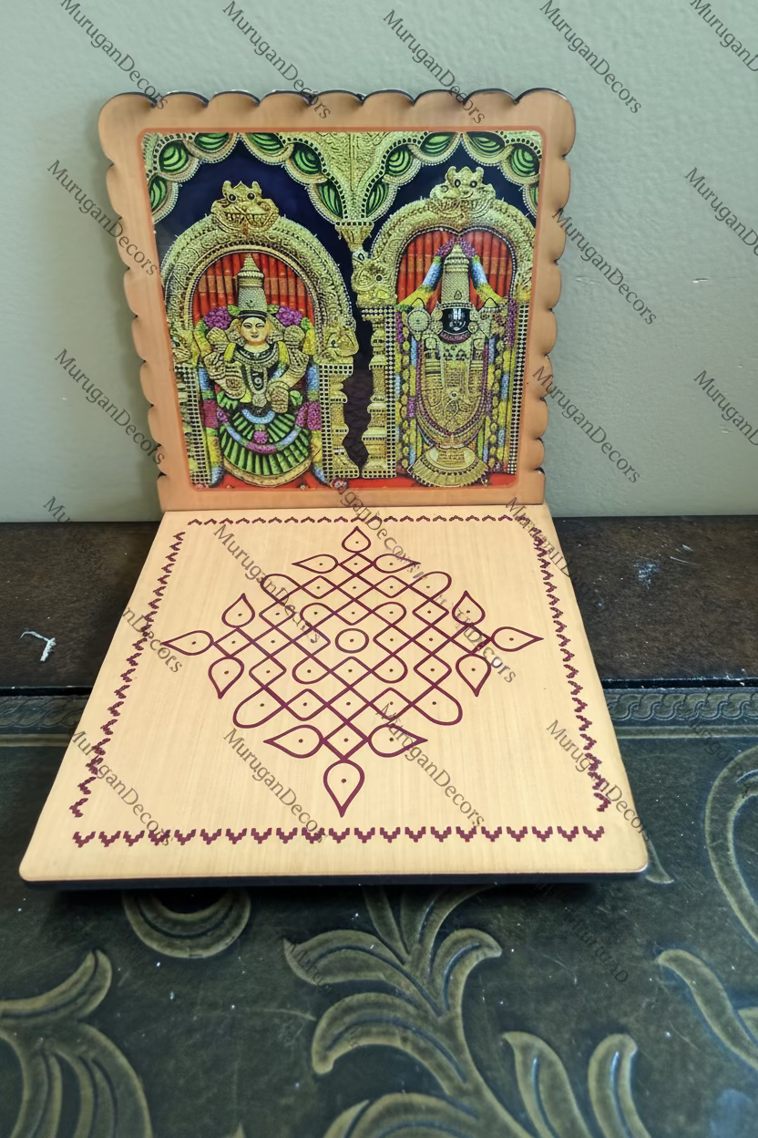 Handcrafted Wooden Kolam Stand | Asan | Pooja Stand || Mukkali Stand-Diya Stand|pooja stand |villakku manai |Diya stand|Mukkali Stand |for housewarming |varalakshmi pooja|pooja favor|return gifts