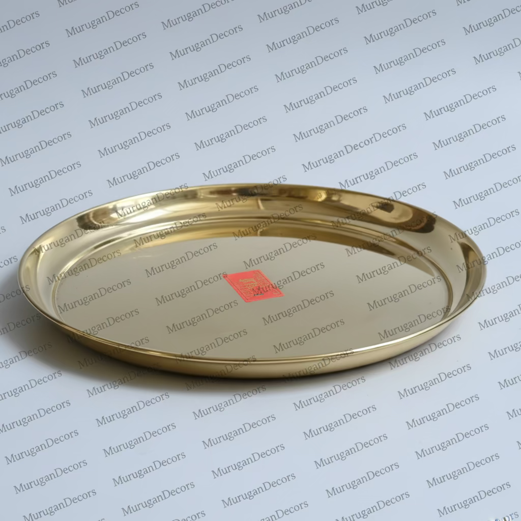 brass pooja plate|6- 8 inches|pooja thali| puja plate | pooja favours | housewarming return gifts | pooja utilities