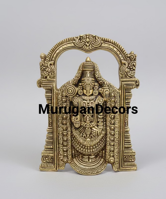 Handcrafted Lord Tirupati Balaji Wall Hanging Statue – Brass Venkateshwara |Housewarming Gifts| Best House Warming Gift|Spiritual Gifts|Home Decorative by Indian Collectible