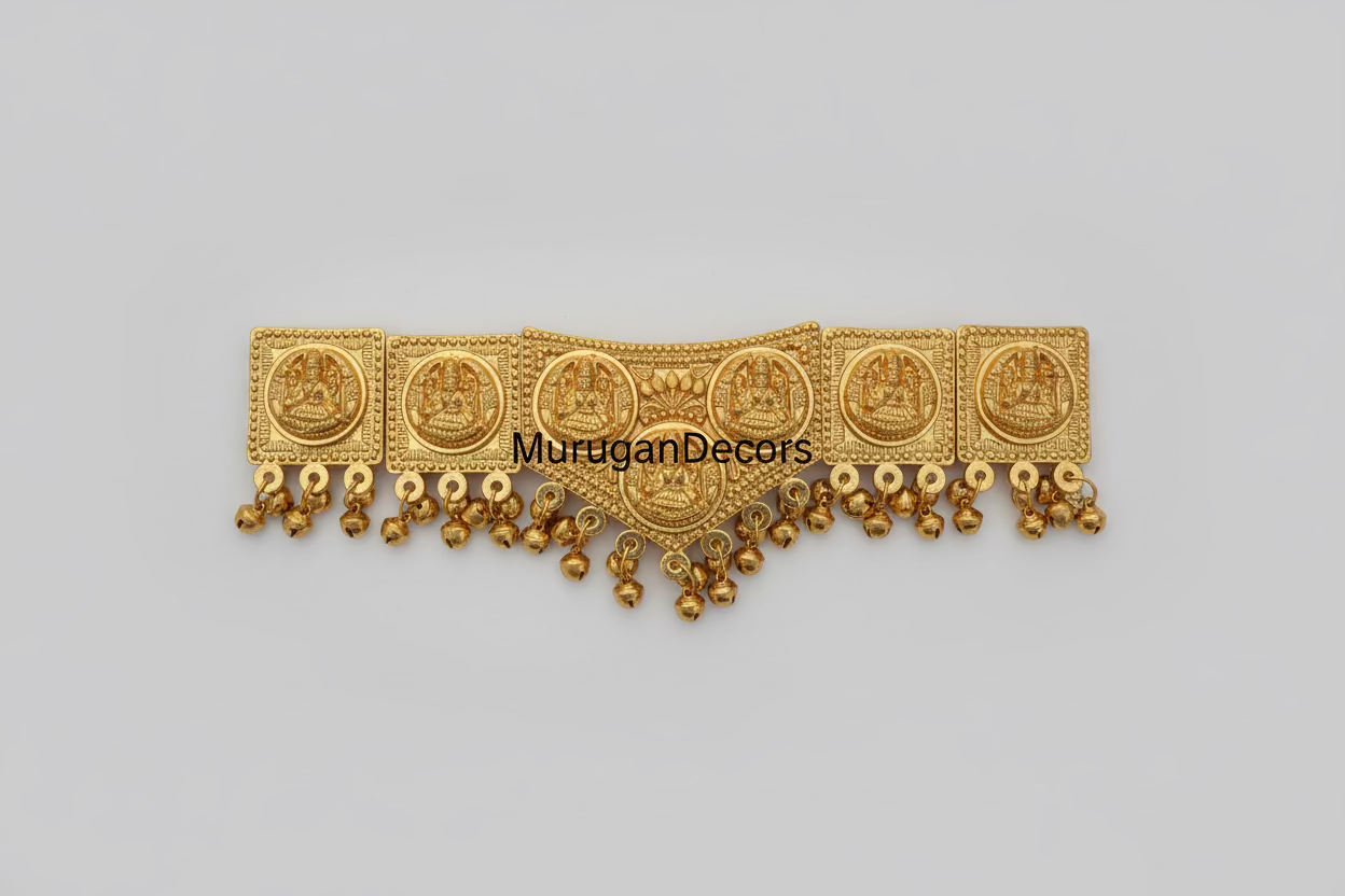 Temple Gold Plated Lakshmi Belt for Kids – Bharatanatyam Hip/Waist Dance Belt |Indian Jewelry Oddiyanam Kamarbandh | Bharatnatyam, Kuchipudi | Classical Dance Jewelry