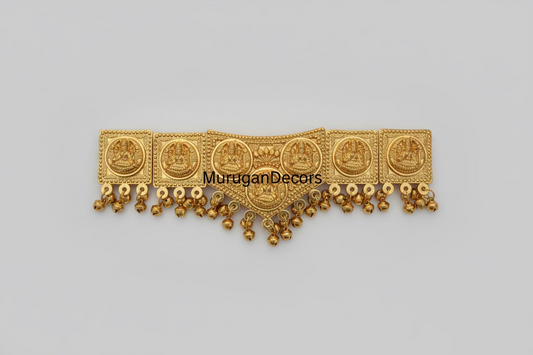 Temple Gold Plated Lakshmi Belt for Kids – Bharatanatyam Hip/Waist Dance Belt |Indian Jewelry Oddiyanam Kamarbandh | Bharatnatyam, Kuchipudi | Classical Dance Jewelry