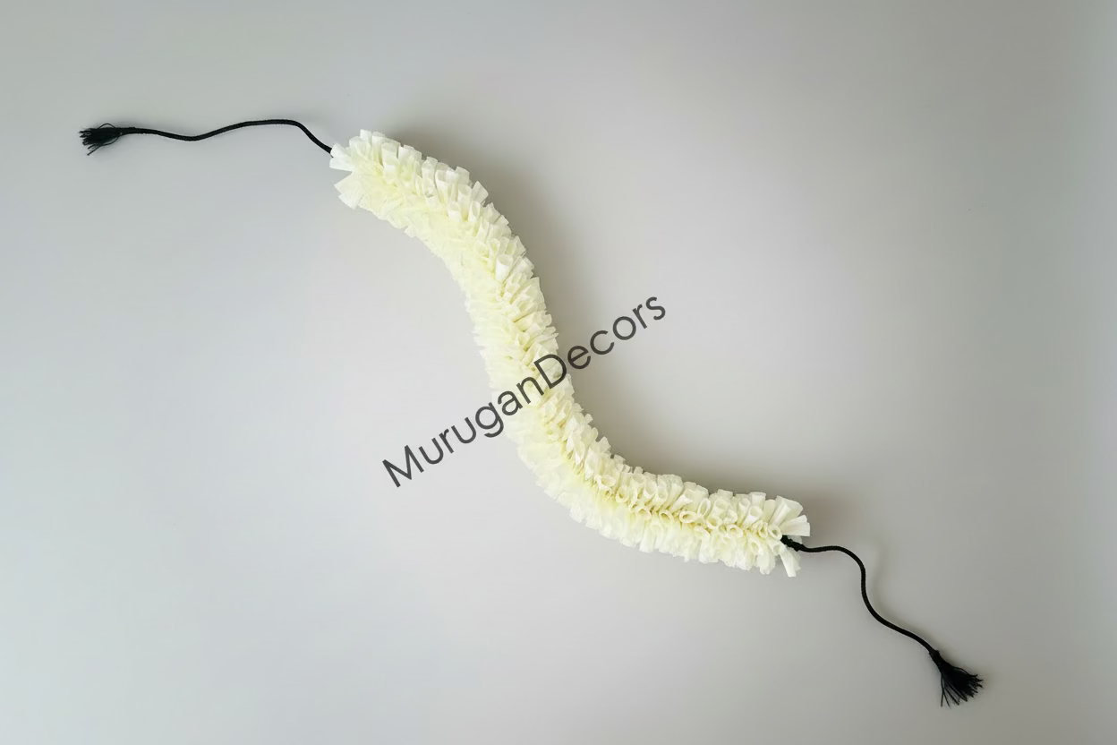 Bharatanatyam Dance flower Gajra – Traditional Hair Flower Garland for Classical Dance Performance | Bharatnatyam, Kuchipudi, Weddings, Birthdays | Classical Dance Jewelry garland