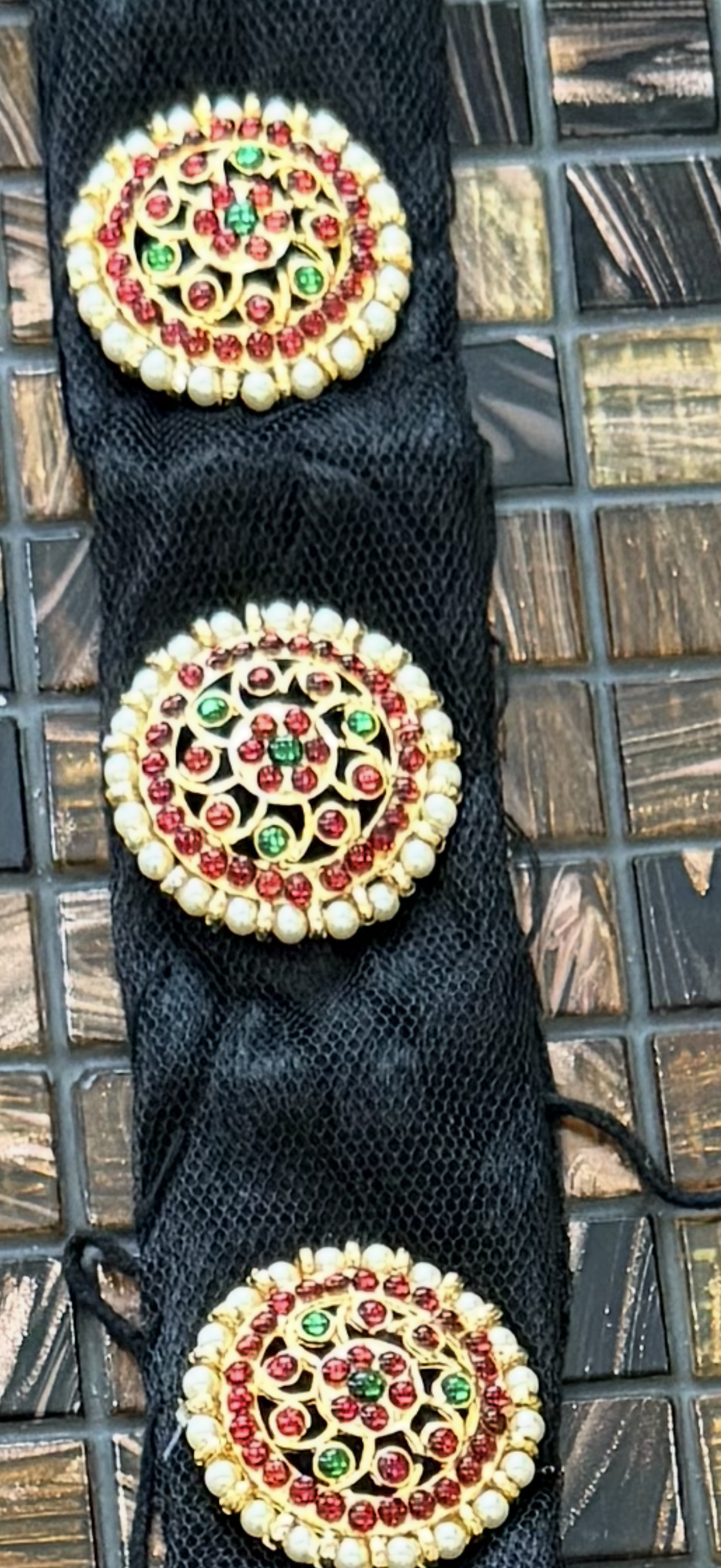 Full Moon Temple Indian Dance Jewelry Ready Jada Billalu | Bharatanatyam Kuchipudi Weddings Events | Classical Dance Jewelry