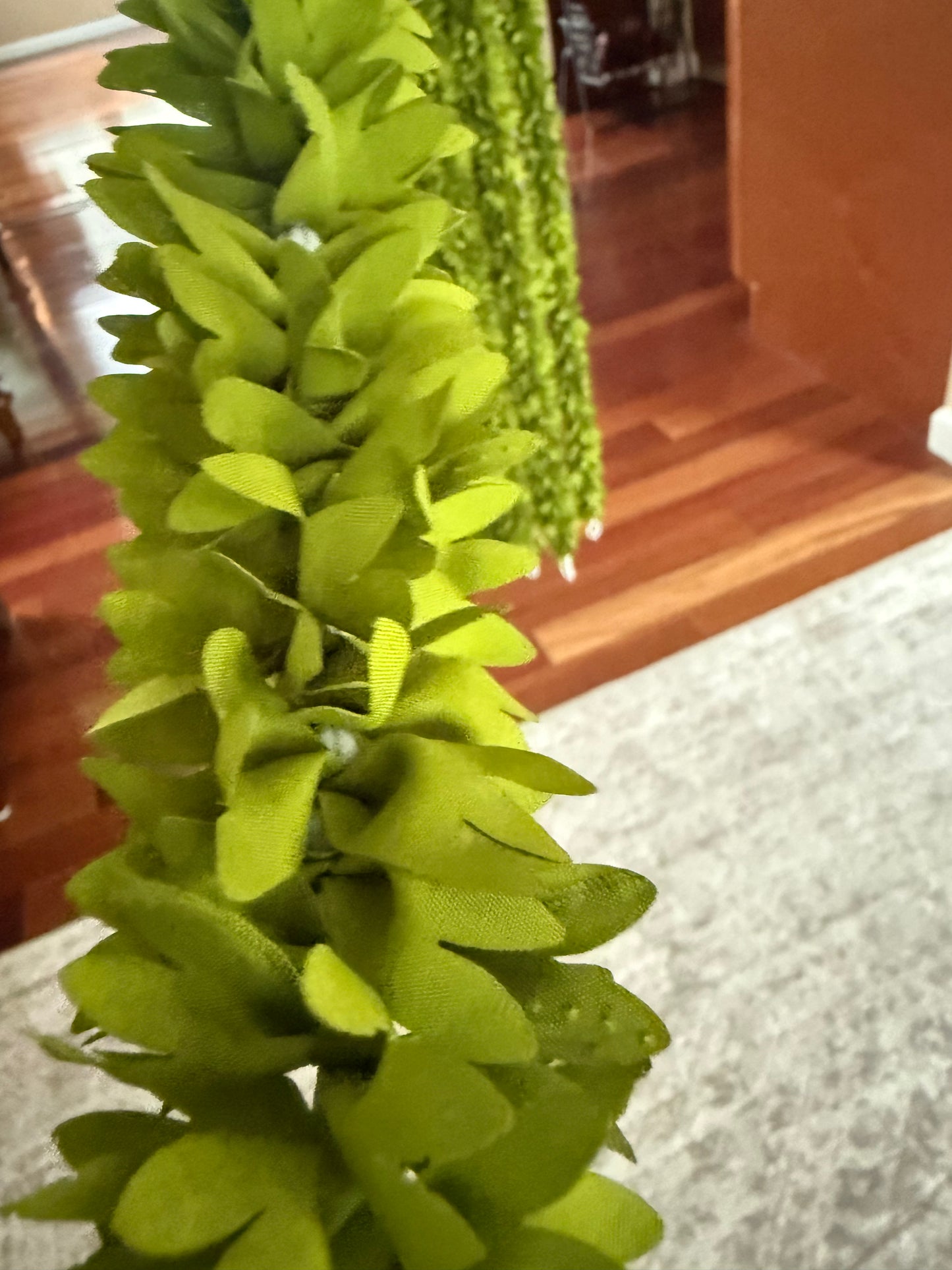 Full White/Green 6 feet Jasmine Artificial garland  Decor /Long garland strings/ Pooja Decor / Indian Festival Decor / Artifical Flower Decor / Diwali/Ganesha/Housewarming | Pooja | Festival Decor