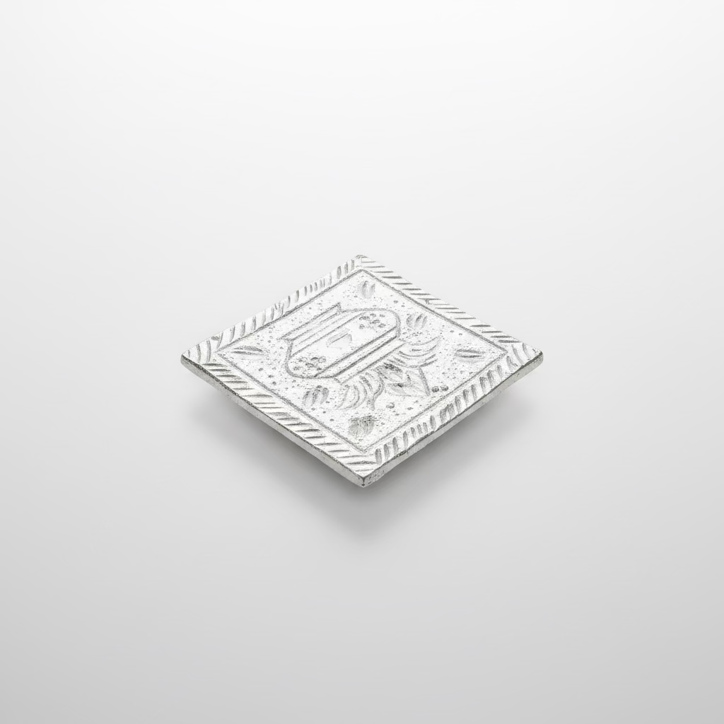 German Silver Pooja/God Stand / Chowki | Diya Stand — Traditional Puja Platform, Religious Gift | housewarming return gifts | pooja favor|puja gifts