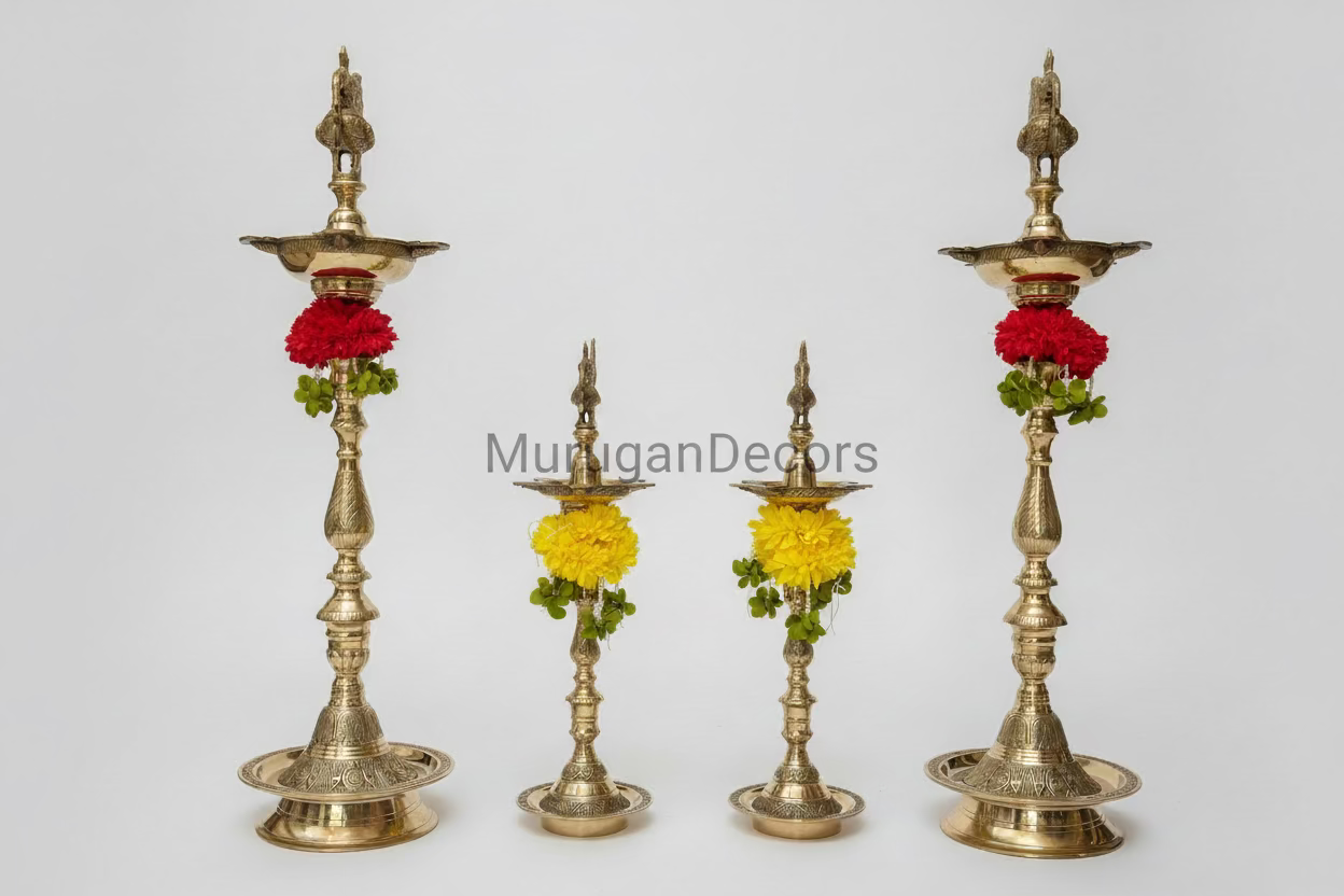 brass peacock kuthu villakku| Annam Lamp|brass standing lamp Brass Annam Kuthuvilakku Oil Lamp | Traditional Indian Pooja Vilakku
