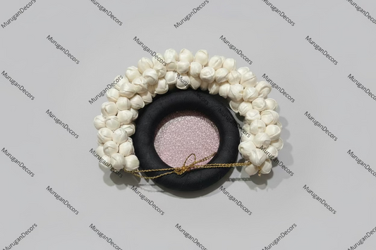 Artificial Jasmine (Mogra) Flower - Hair Gajra Garland Jada Decoration Phoo | Gazra Hair Accessory |White Floral for Brides|Flower Garland for Weddings, Birthdays,Dance performance