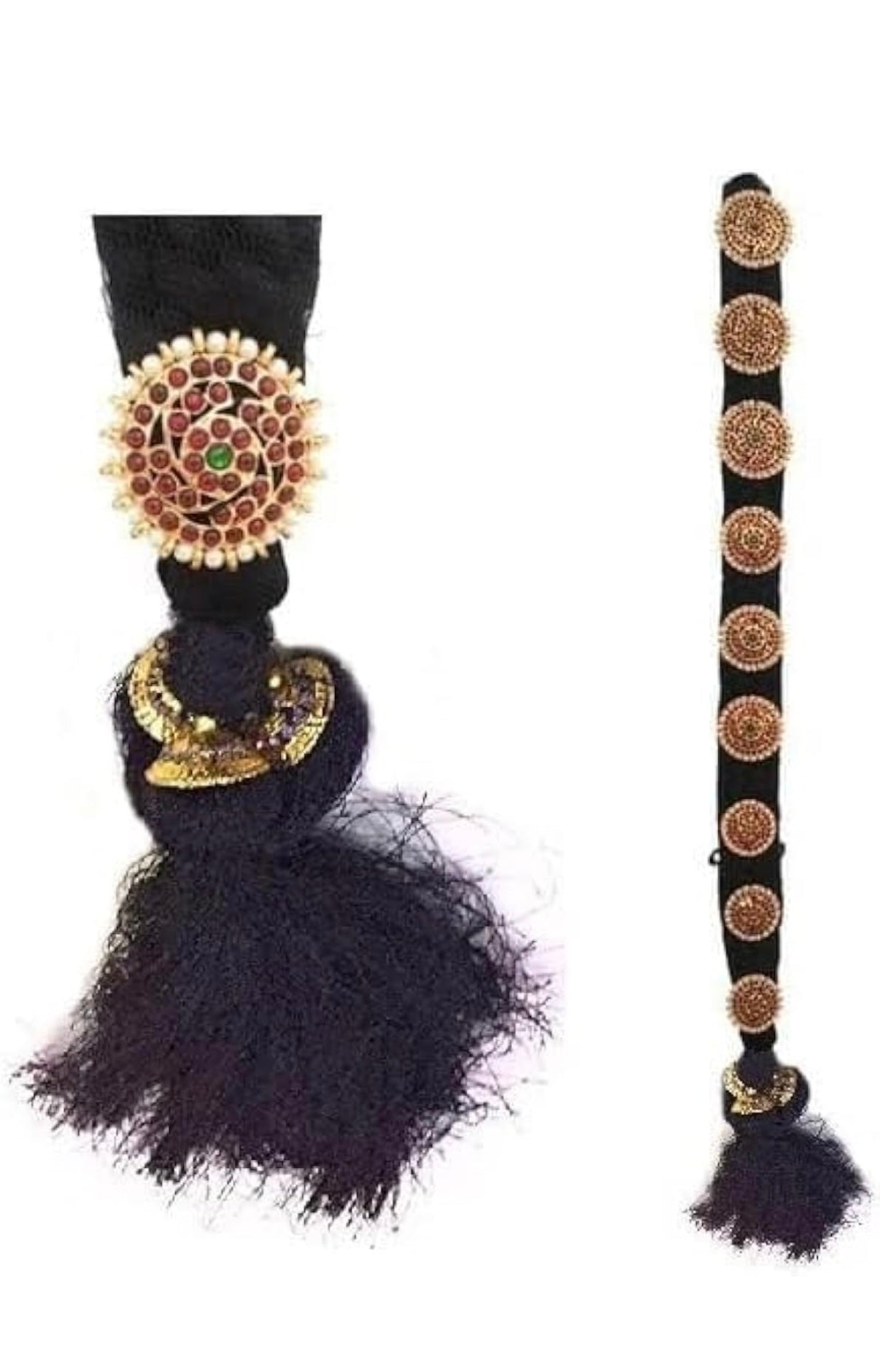 Full Moon Temple Indian Jewelry Ready Jada Billalu | Bharatanatyam Kuchipudi Weddings Events | Classical Dance Jewelry