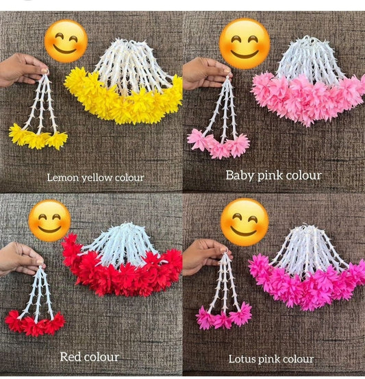Lilly Jasmine | Artificial garland flower Decor / Staircase hanging toran| garland strings/ Ganesh/Diwali Festival Pooja Decor