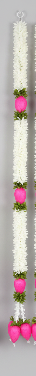 Lotus Buds hanging toran |Stair Case hangings| Lotus garland strings/ Pooja Decor / Indian Pooja Decor / Artifical Flower Decor / Flower Pooja Decor/ Ganesh Pooja Decor