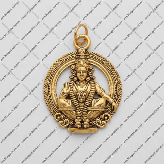 Shop Ayyappa locket  for Sabarimala Vratham , Ayyappa dollar in USA at MuruganDecors