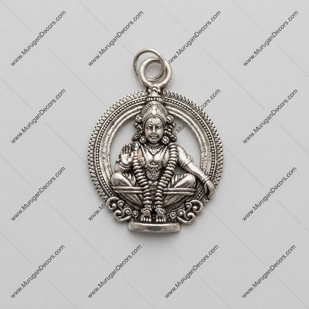 Shop Ayyappa locket  for Sabarimala Vratham , Ayyappa dollar in USA at MuruganDecors