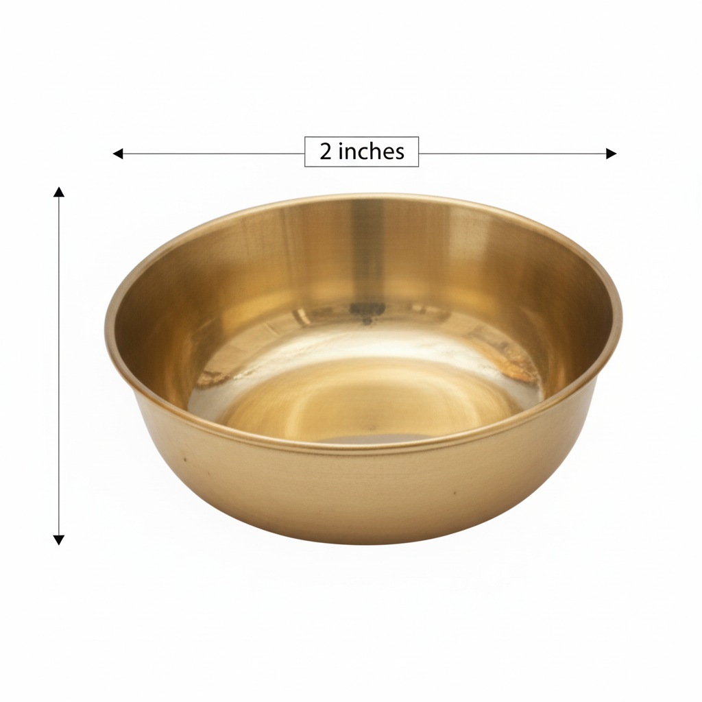 Shop brass bowl , Haldi Kumkum Holder Mini pooja bowl , brass return gifts in USA at MuruganDecors 