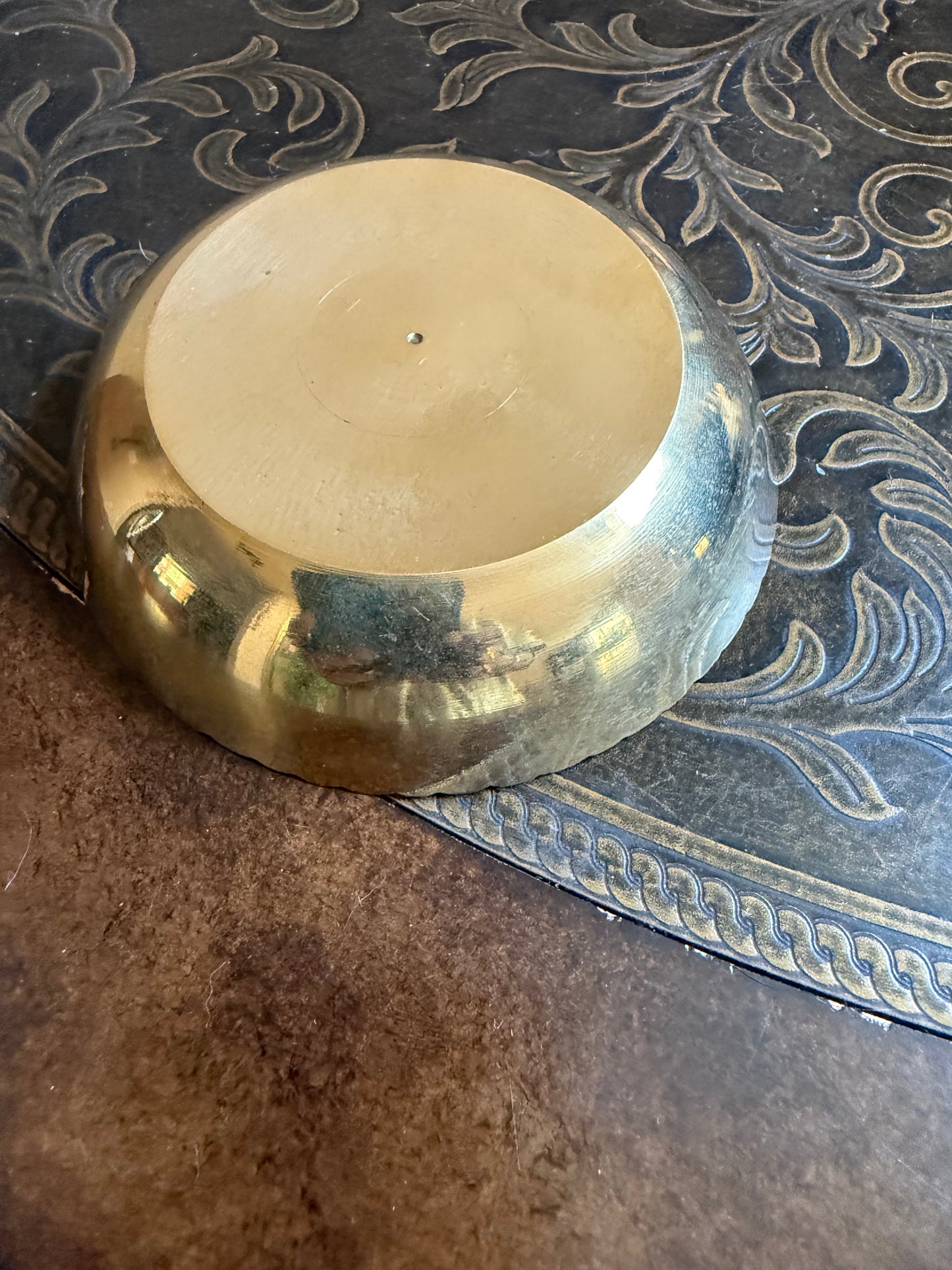 Murugan Decors 4 inch Brass bowl for housewarming pooja favor and return gifts 