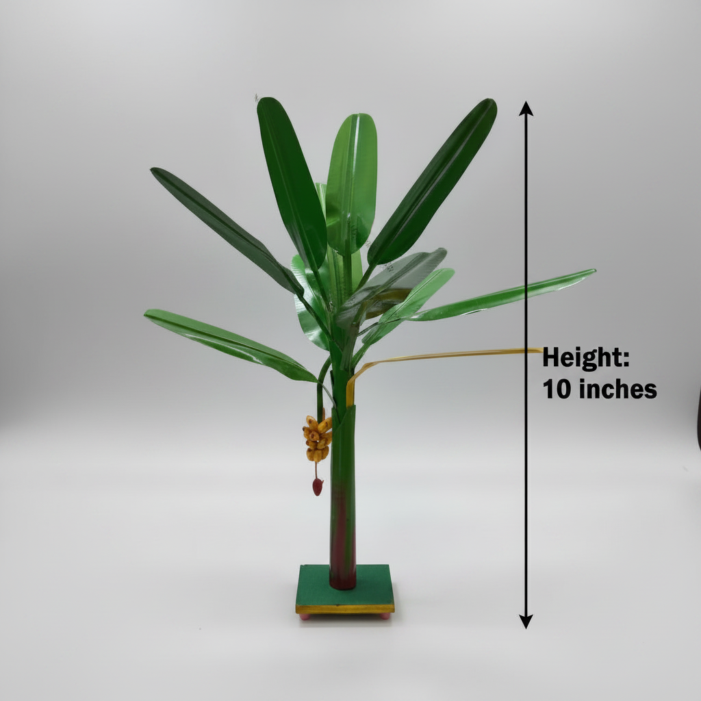 Pair of Artificial Banana Tree for Varalakshmi Pooja & Navratri Golu Decoration | MuruganDecors