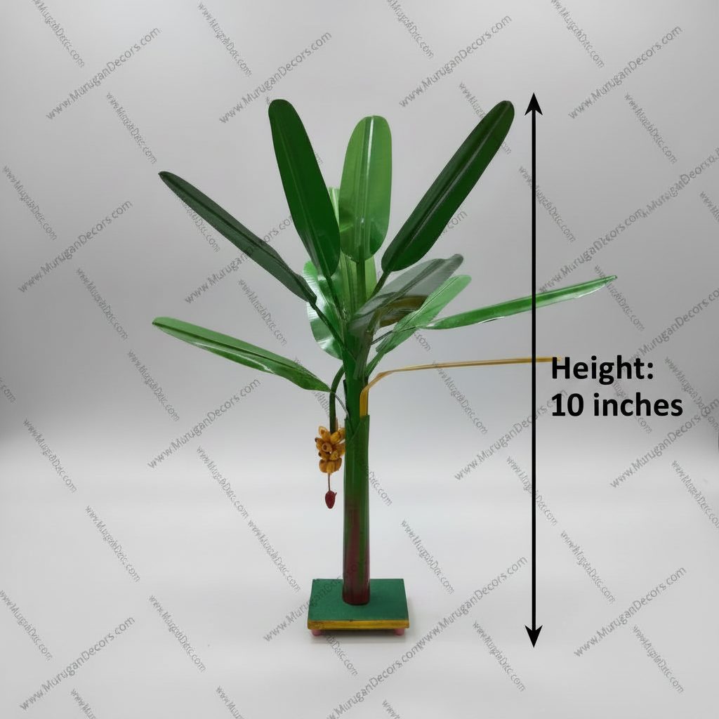 Pair of Artificial Banana Tree for Varalakshmi Pooja & Navratri Golu Decoration | MuruganDecors