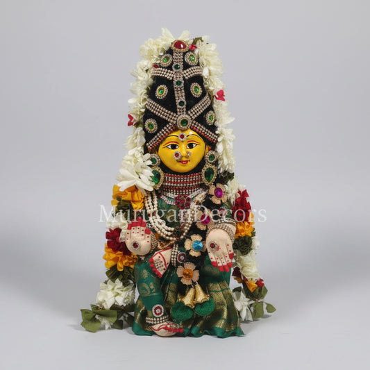 Shop Fully Decorated Varalakshmi Ammakaru face with Body decorated  Idols  at MuruganDecors in USA