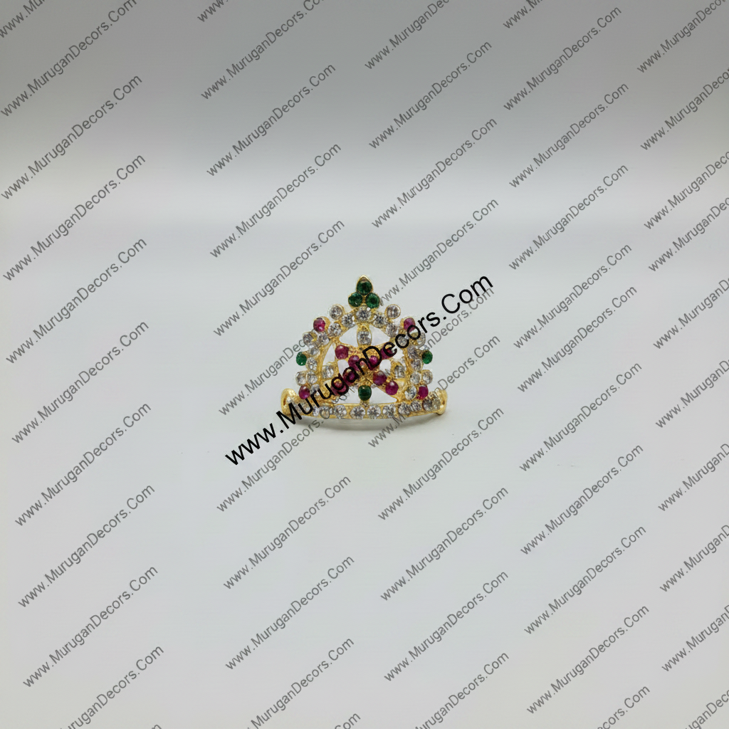 Buy Mukut Crown (Kreedam) for Laddu Buy Gopal & Baby Krishna idol – ornate god crown jewelry for daily puja, Janmashtami & gifting. Ships across USA.