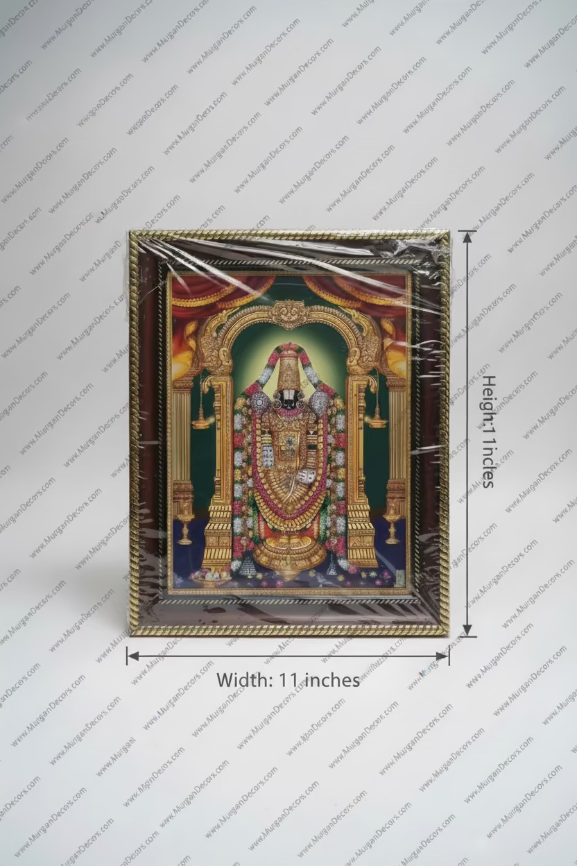 Shop Hindu Deity Lord Tirupati Balajil god frame in USA at MuruganDecors