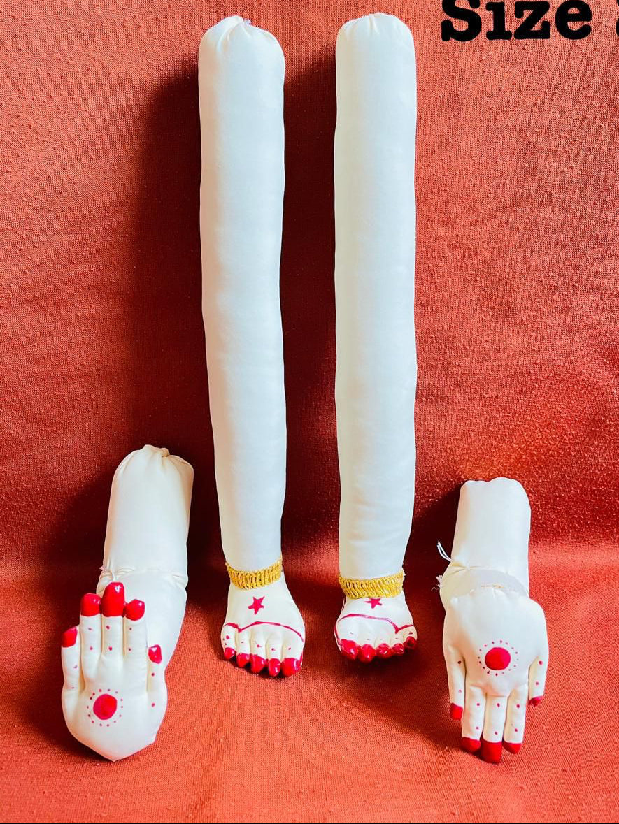 Shop Varalakshmi pooja decoration , hands and Legs for amman decoration in USA at Murugan Decors