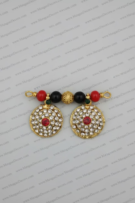 Varalakshmi Ammavaru Pottu Thali Set | Traditional Bindi & Sacred Thread Thali for Varalakshmi Vratham | Shipped Across USA