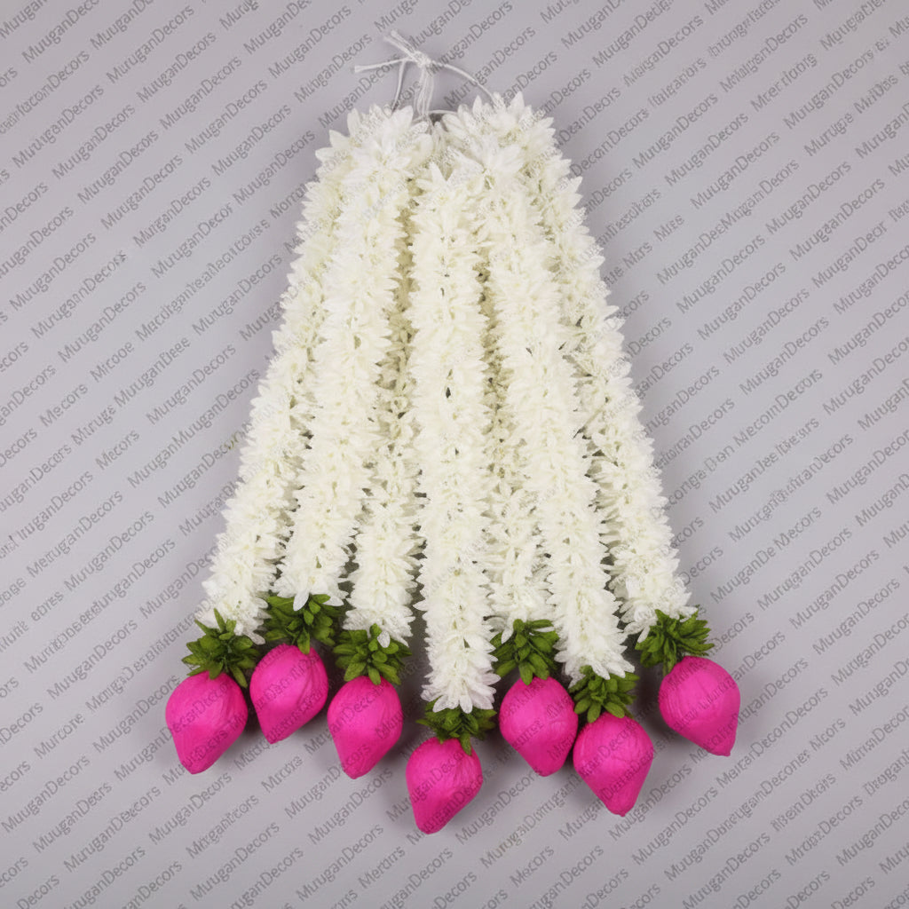 MuruganDecors 1 feet lotus buds hanging for Diwali and Indian festival , Housewarming decoration