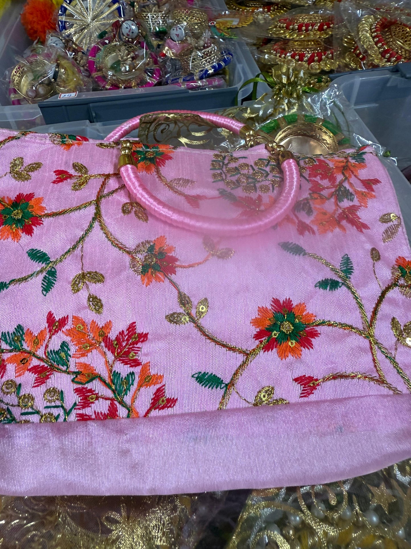 Potli bags with beads for Diwali and Housewarming return gifts