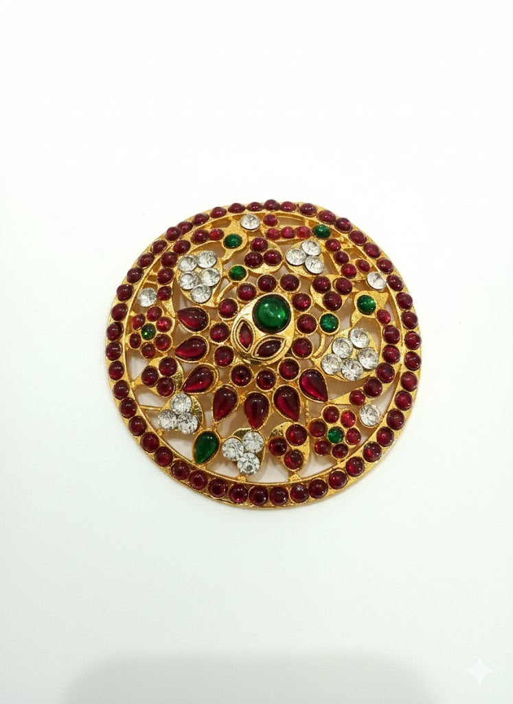 Bharathanatyam Dance Jewellery full Set| Kemp Bharatanatyam Jewelry/ Stone & Pearl Jewelry Set For Dance