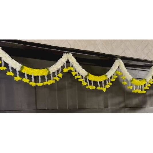 Staircase hanging toran|Floral Wall Hanging|hanging toran |Entry torans| garland strings | Indian Pooja Decor |Artifical Flower Decor | Flower Pooja Decor| Housewarming  Decor|ganesha festival decor