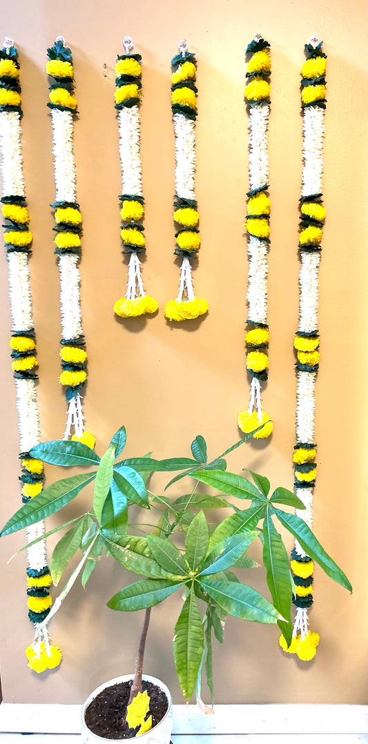 Indian Artificial garland pooja backdrop garland set for housewarming/festival decorations