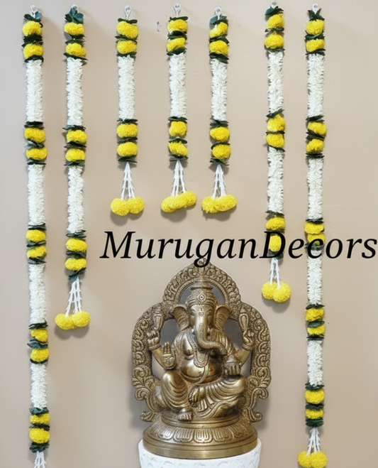 Indian Artificial garland pooja backdrop garland set for housewarming/festival decorations