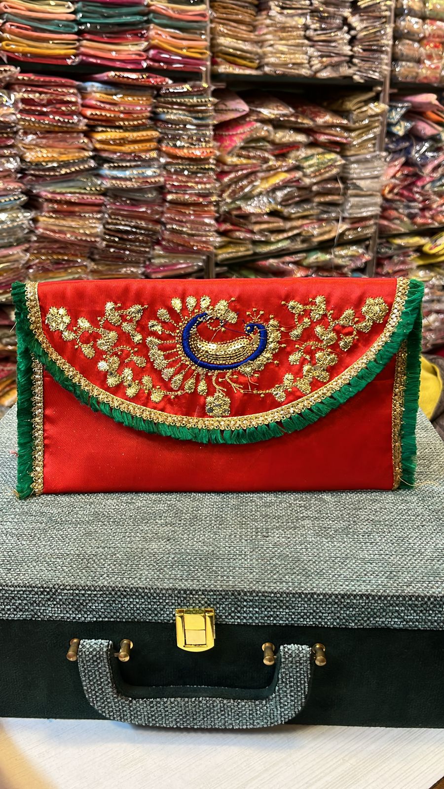 Printed Silk handbag | Embroidered women wallet | Indian Wedding Return Gift Pouch|silk threaded potli bags | Indian Wedding Favor, Diwali Return Gift |Favors Housewarming Gifting | silk return gift bags| Housewarming Gifts |Traditional Return Gifts