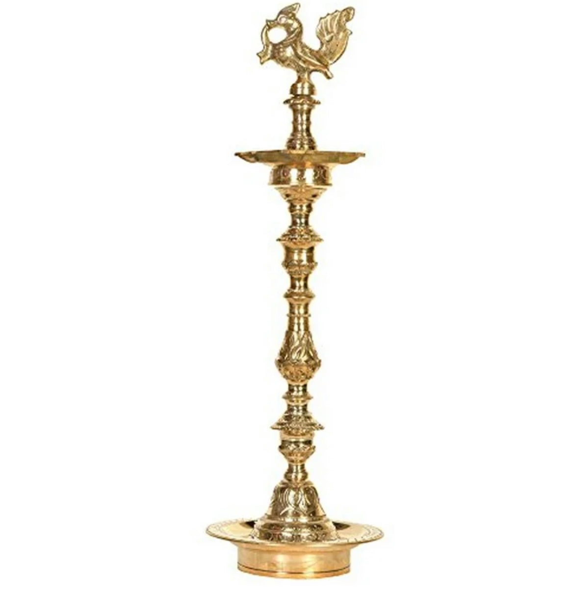 brass peacock kuthu villakku/brass standing lamp Brass Annam Kuthuvilakku Oil Lamp | Traditional Indian Pooja Vilakku