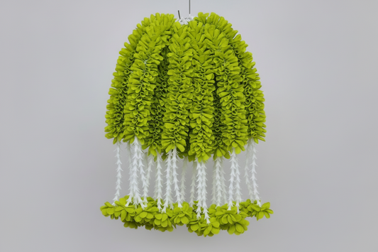 Jasmine Artificial garland Decor / StairCase hangings|garland strings/ Pooja Decor / Indian housewarming  Pooja Decor / Artifical Flower Decor / Flower Pooja Decor/ Ganesh Pooja Decor